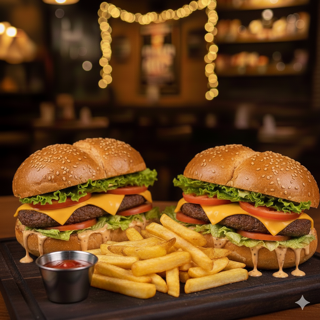 Promo 6 - 2 Hamburguesas Especiales Grandes