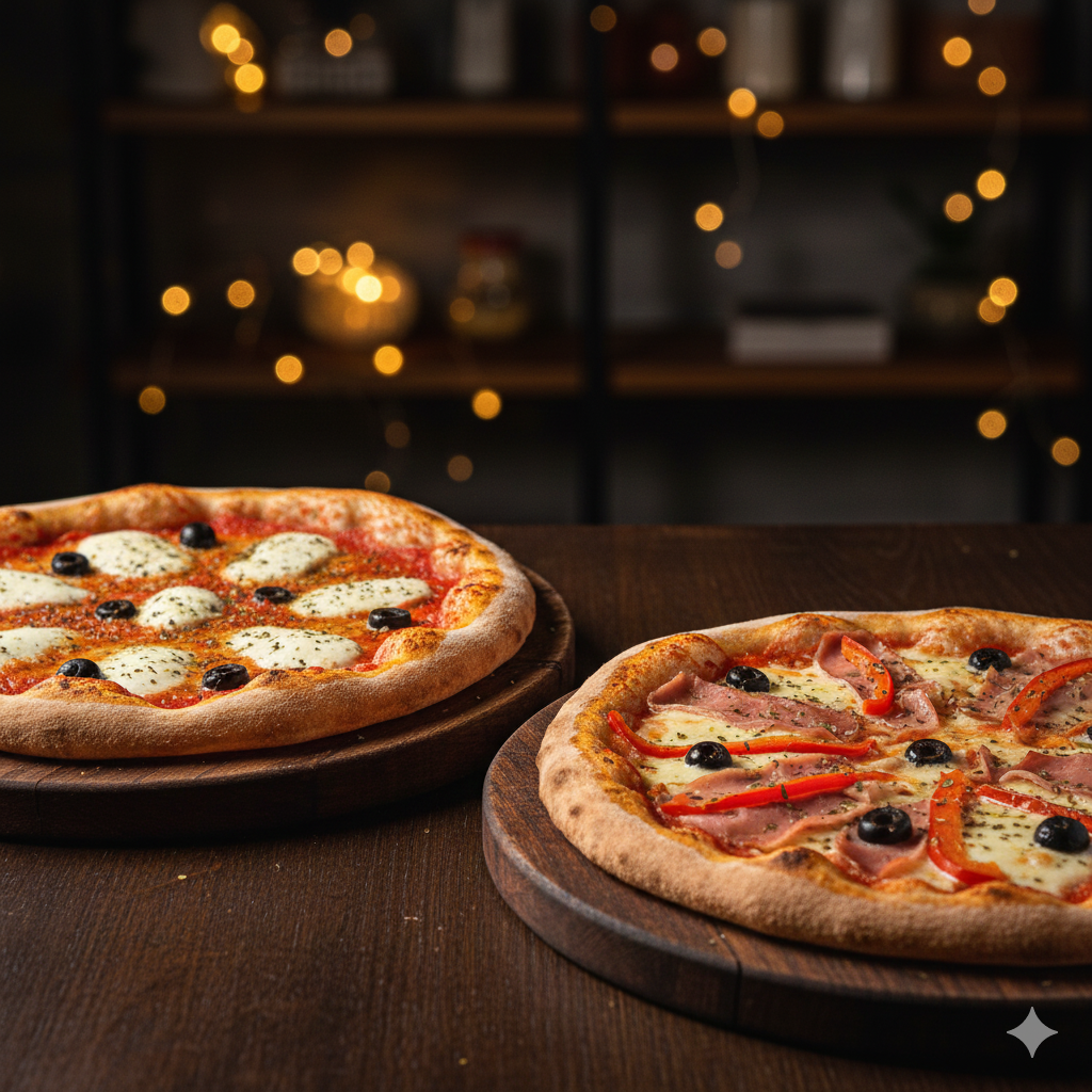 Promo 9 - Pizza Comun + Pizza Especial